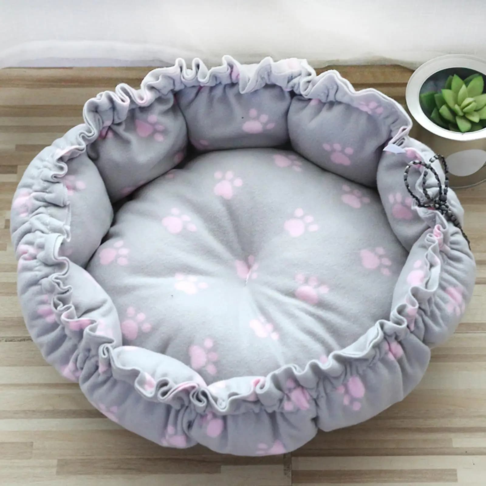 Comfy Pet Dog Cat Bed Adjustable Warm Mat Comfortable Cushion Bed Winter