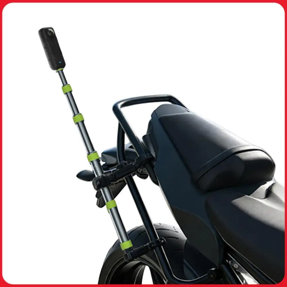 Bastone Selfie Universale da 1/4 Pollici per Moto, Multiuso, Resistente all'Usura, Kit di Montaggio per Moto, Accessori per Ciclismo