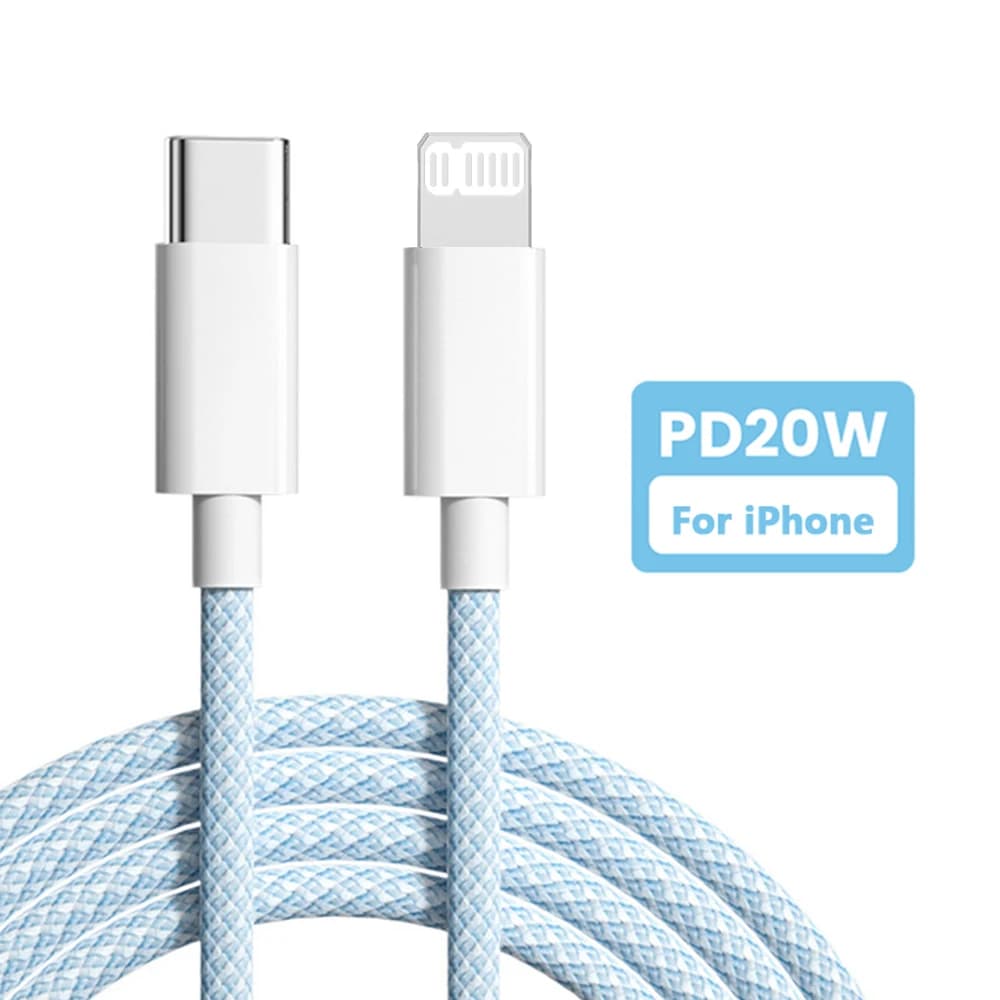 USB C cable PD 20W for iPhone 14 13 12 11 Pro Max Xs 8 Plus iPad cable 3A fast charging cable Type C data for iPhone