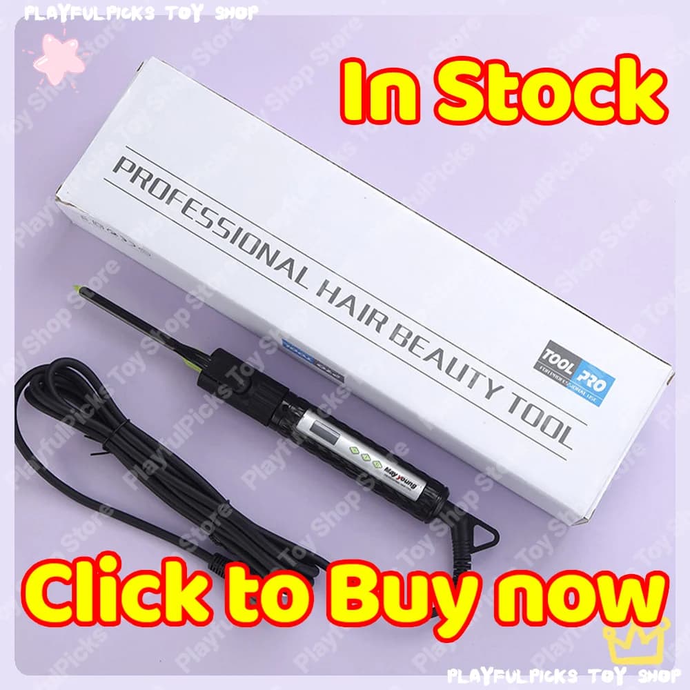 Mayyoung 6mm Thin Mini Curling Iron For Cosplay Wig Bjd Wool Styling Photo Studio Professional Adjustable Temperature