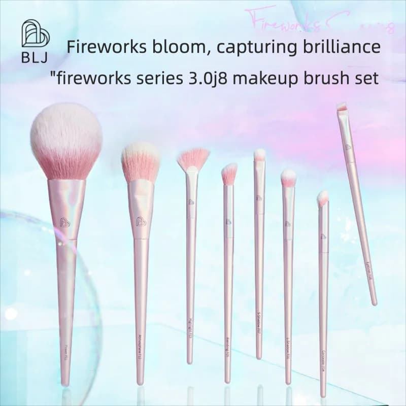 Set Completo di Pennelli per Trucco Blj Mark, Set di Pennelli per Ombretto, Pennello per Blush
