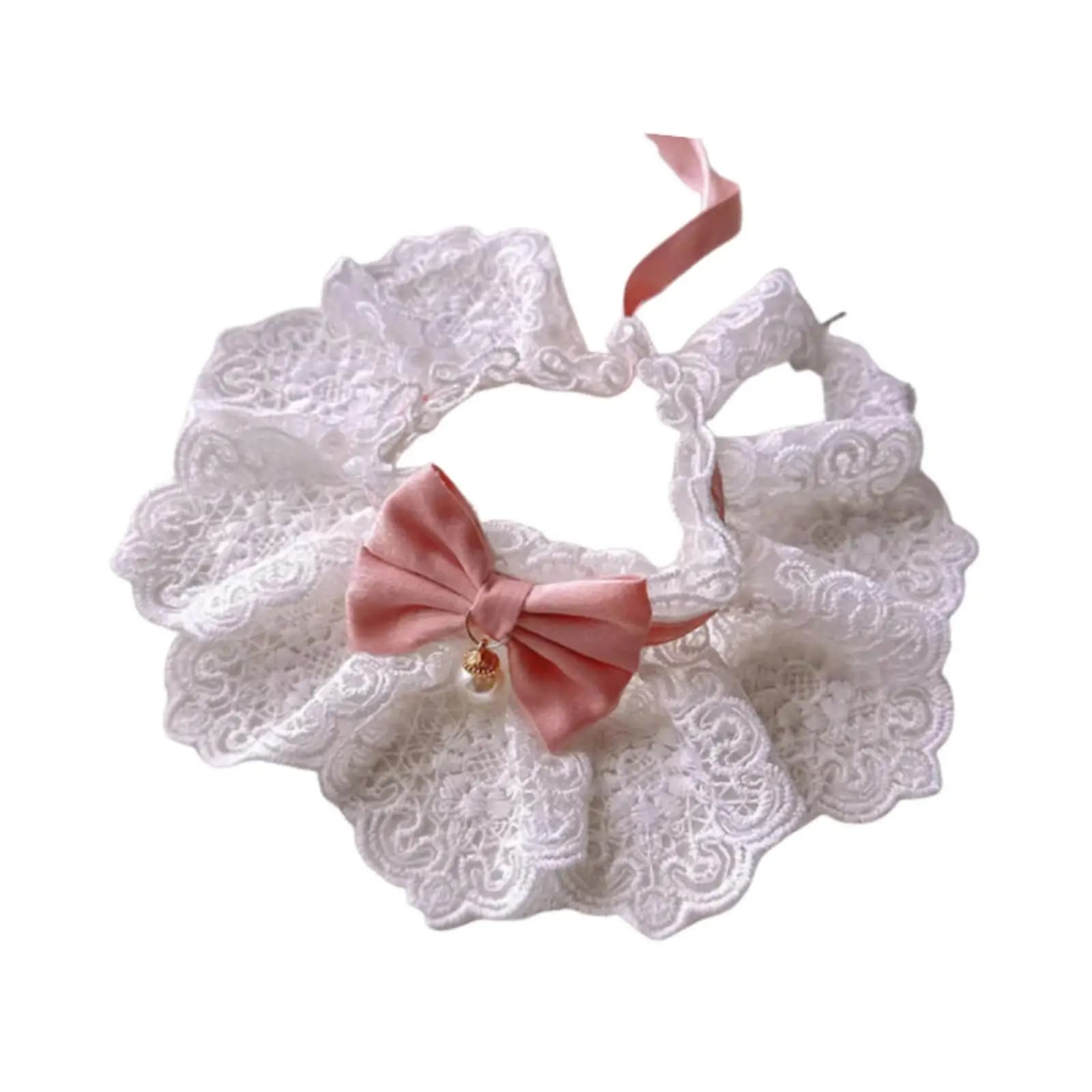 Lilac Collars for Cats, Decorative Scarf Adjustable with Fiocco Carino for Theme Celebrations, Birthdays and Halloween