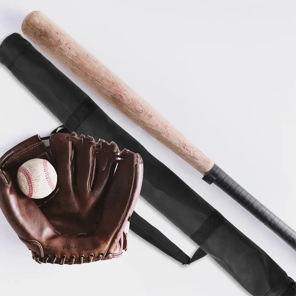 Oxford Cloth Baseball Bat Backpack 30 Inch Large Capacity Bat Carrier with Multiple Pockets for Softball Hiking Pole Trekking