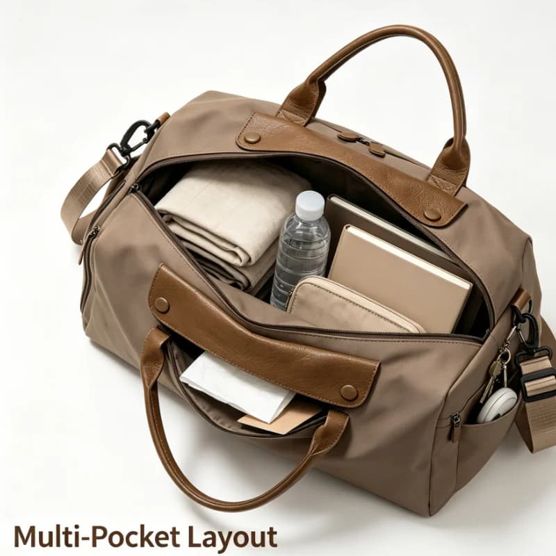 Large Capacity Waterproof Travel Duffel Bag For Gym Fitness Swimming Business Trip Weekend Getaway Storage Organizer Handbag