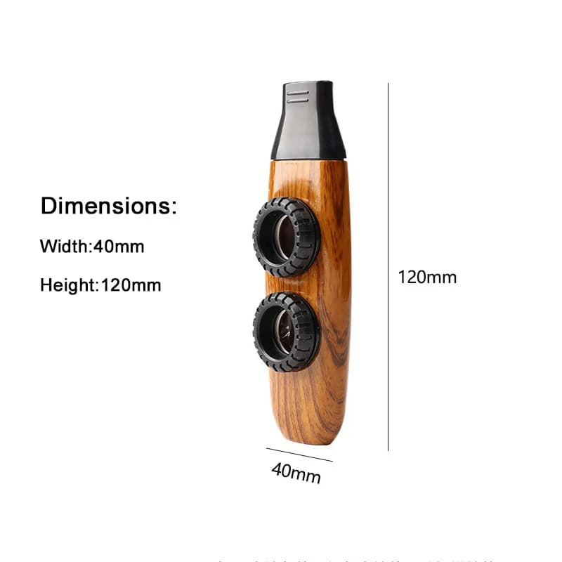 Strumento musicale Kazoo leggero a doppio foro Pratica di design a grana durevole Kazoo per accompagnamento di chitarra e ukulele
