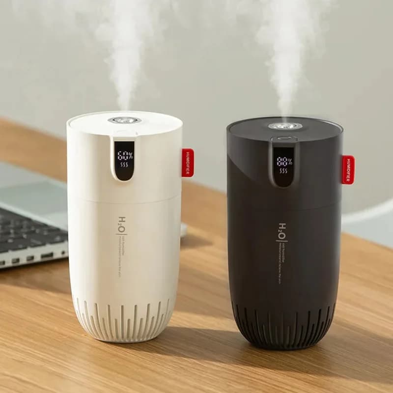 Diffusori di umidificatori per aromaterapia Wireless da 450ML per l'home Office diffusore di olio essenziale USB portatile umidificatore d'aria per auto