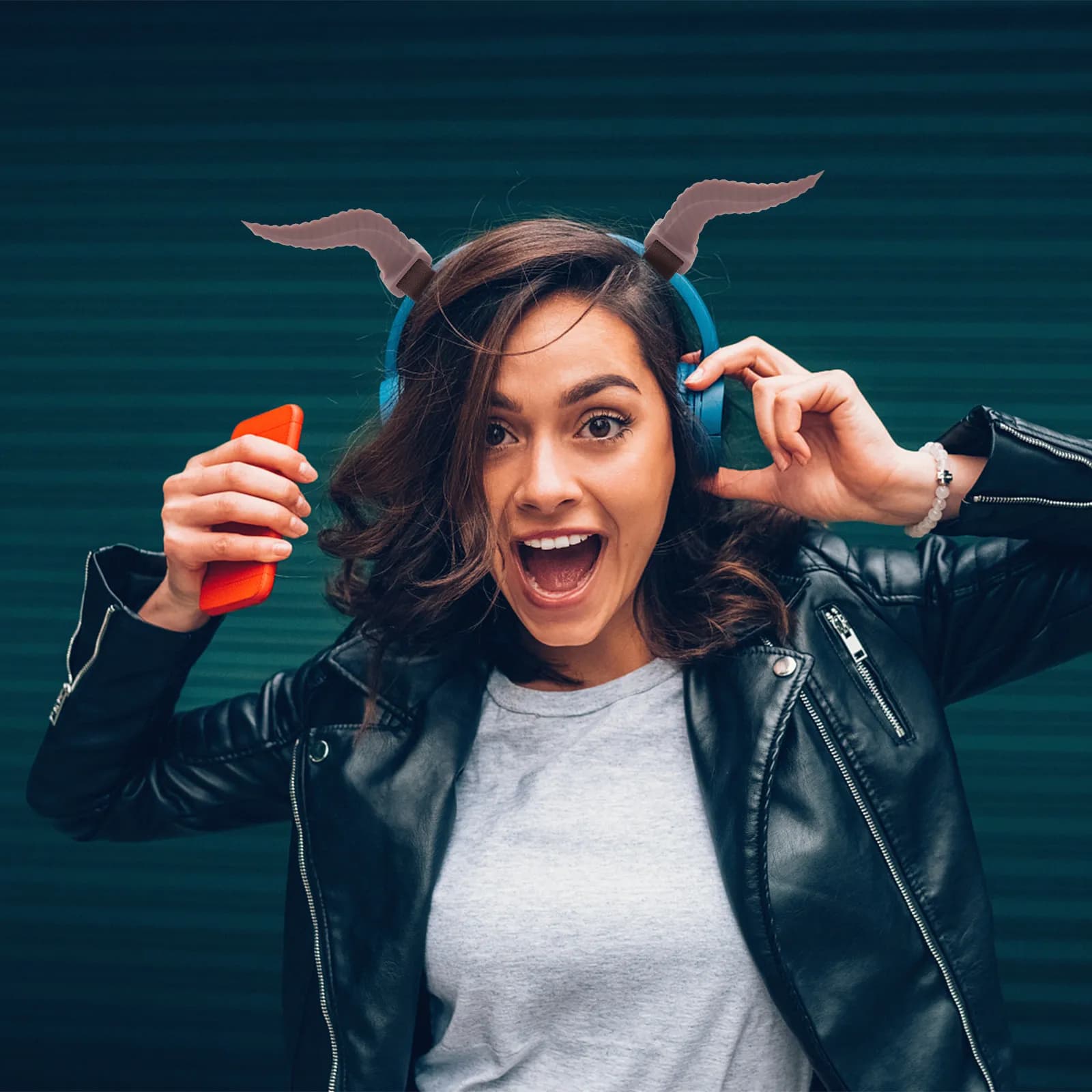 1 Paio di Corna del Diavolo in Silicone per Cuffie Wireless da Gaming, Decorazione per Feste di Halloween e Cosplay, Accessorio per Cuffie