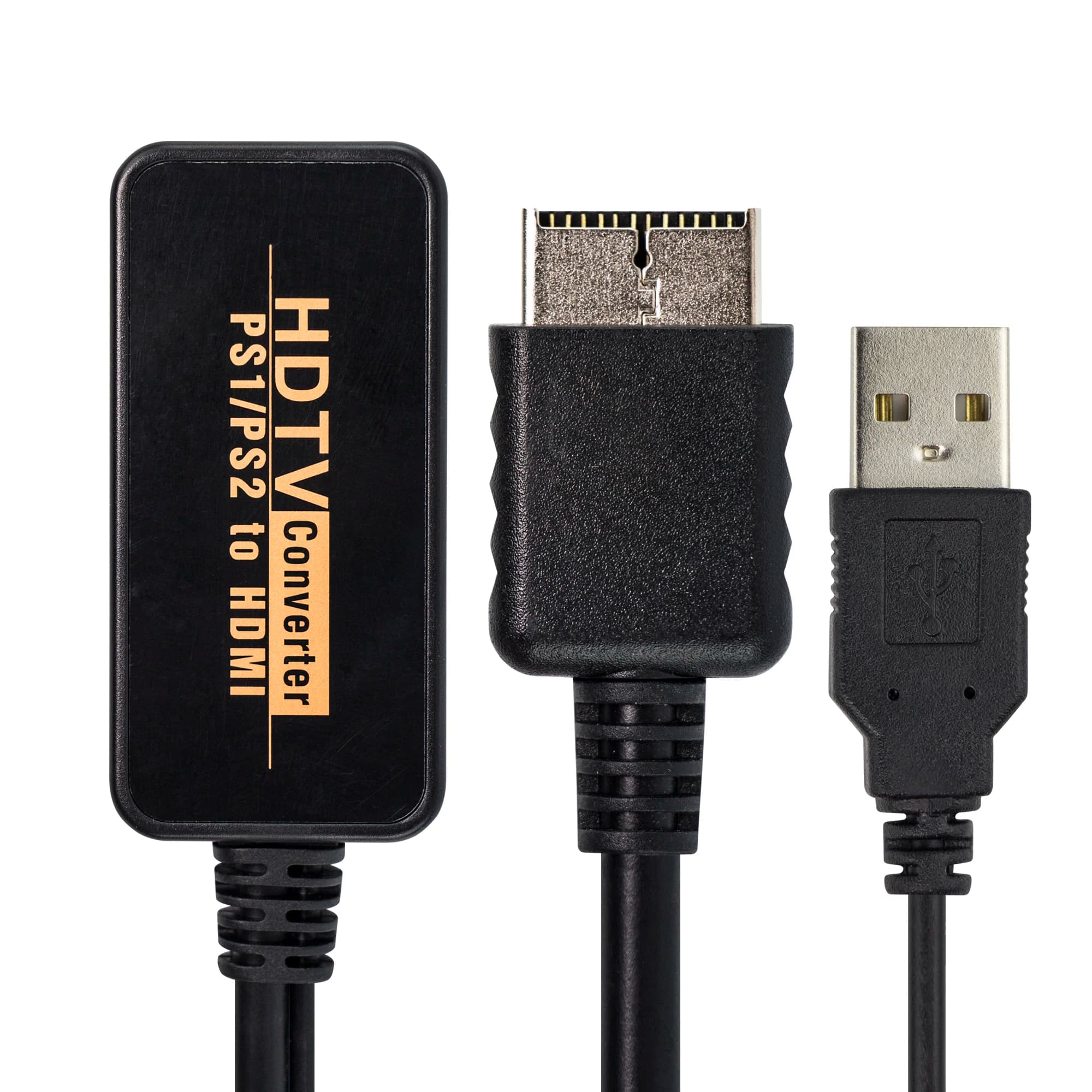 REMANK PS1 HDMI 1080P PS2 A TV HDMI converter cable for PS2 PS1 PlayStation game console with portable USB power cord