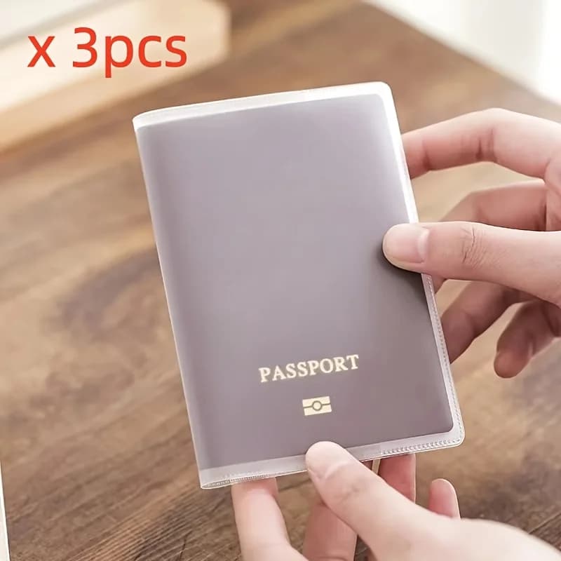 3pcs/pack PVC passport card holder, credit card holder, ID card holder