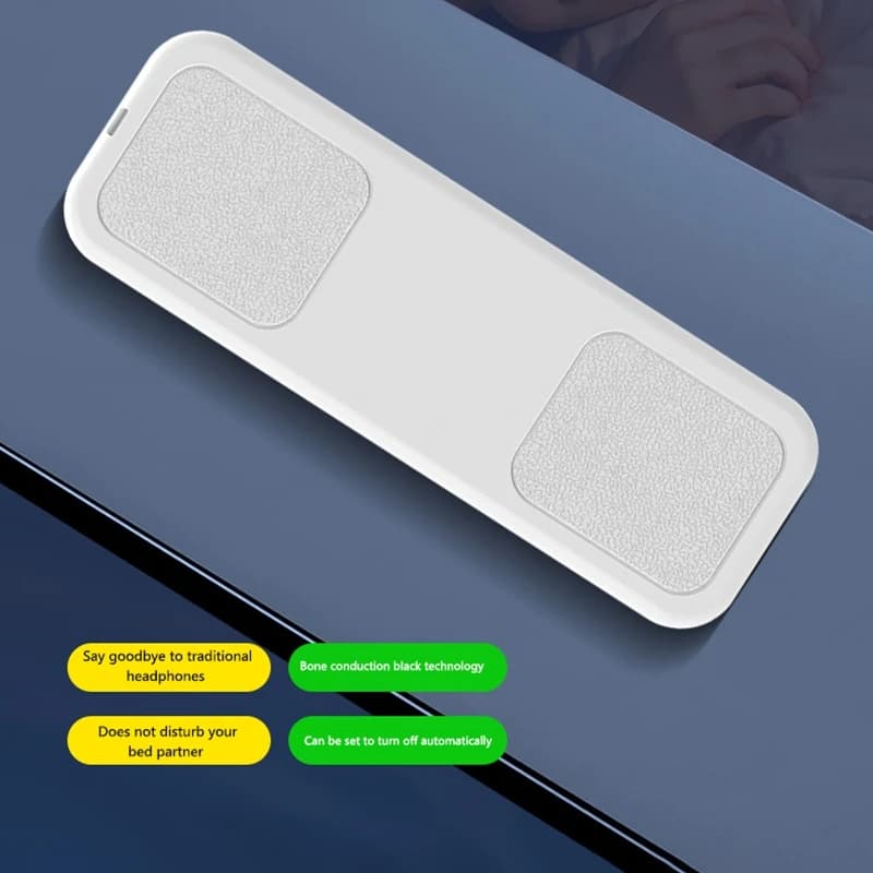 Altoparlante Bluetooth a Conduzione Ossea Lenovo per Dormire, Dispositivo Bluetooth Sotto il Cuscino, Ausilio per il Sonno, Cuffie per Dormire