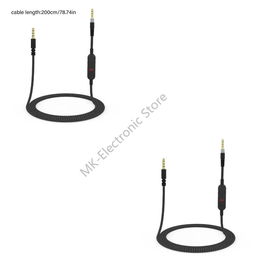 R2LF Universal gaming headphone cable for woven construction Nylon Cloudalpha