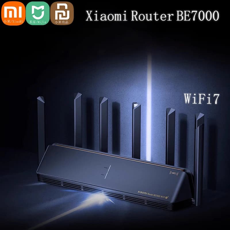 Xiaomi Mijia Router BE7000 Ripetitore WiFi Tri-Band VPN 1GB Mesh 3.0USB IPTV 7000M Porte Ethernet 2.5G Modem Amplificatore di segnale