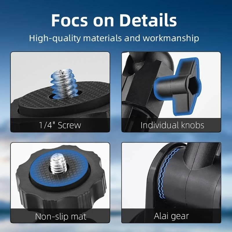 Suction cup holder for vehicle accessories for pocket cameras 3 action 83CF