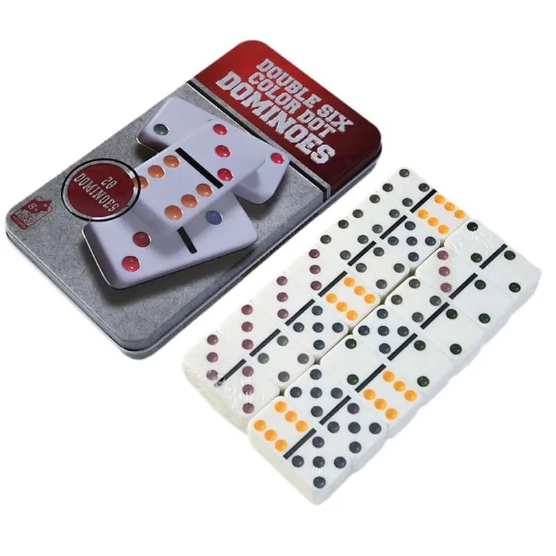 【New User-Coupon!】Ivorys Domino Set, Domino Board Game, Parent-Child Interactive Chess And Cards