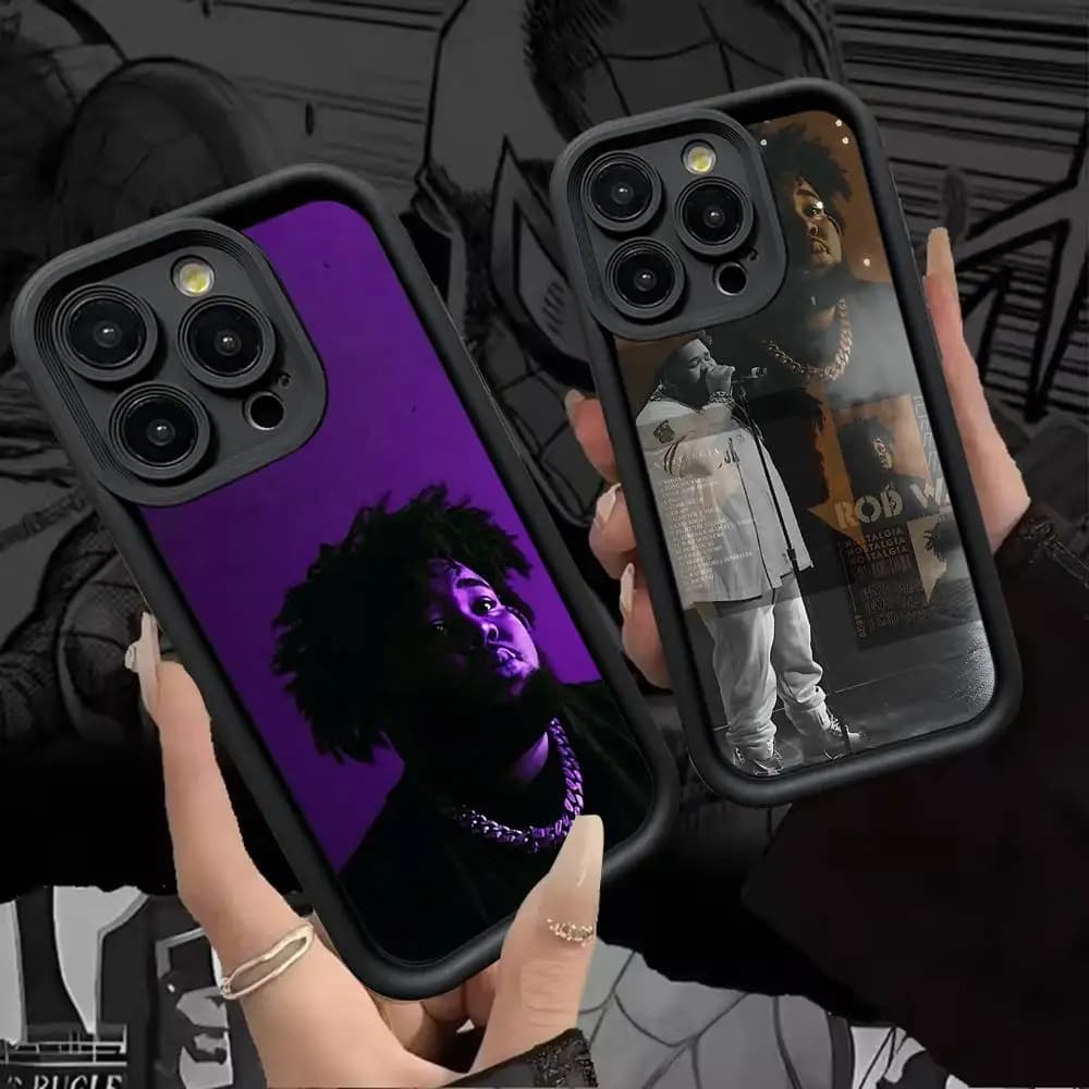 Cover per iPhone 17 16 15 14 13 12 11 Pro Max Plus Mini con Rapper R-Rod Wave - Custodia Protettiva