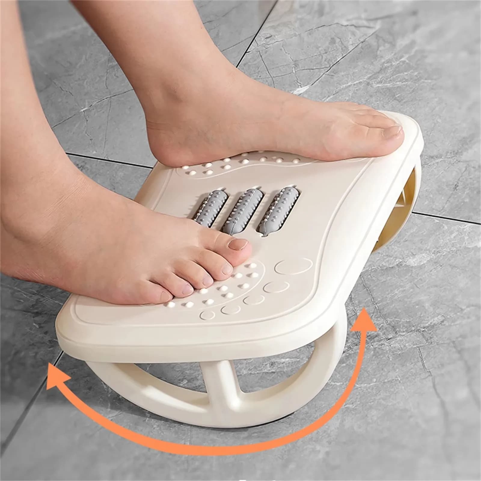Poggiapiedi a dondolo per sotto la scrivania Poggiagambe ergonomico per scrivania Bilanciere Sgabello comodo per scrivania Home Office