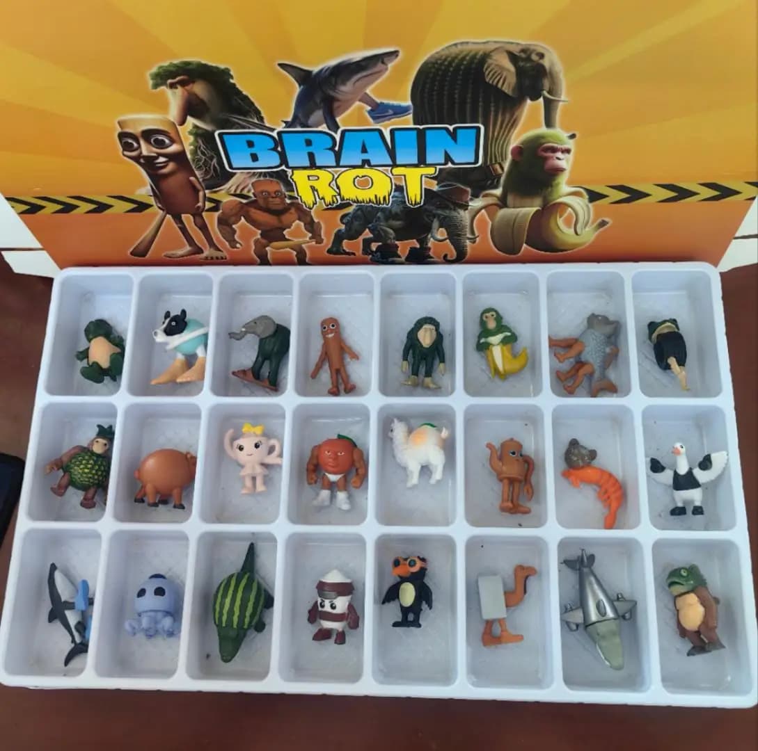 Italian Brainrot Tung Tung Sahur Blind box Figure Tralalero Tralala Bombardino Crocodilo Shimpanzini Bananini Figures Gift Toys