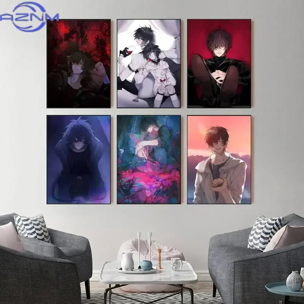 T-Towa Slow Damage Fancy wall suitable for living room bar decoration retro decorative painting small poster