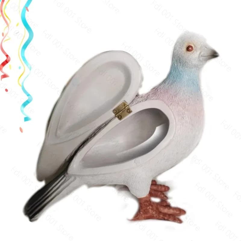 Novelty 3D Simulation Pigeon Clutch Bag Funny Animal Shaped Handbag Creative Bird Purse Fashion Party Evening Women Unique Gift