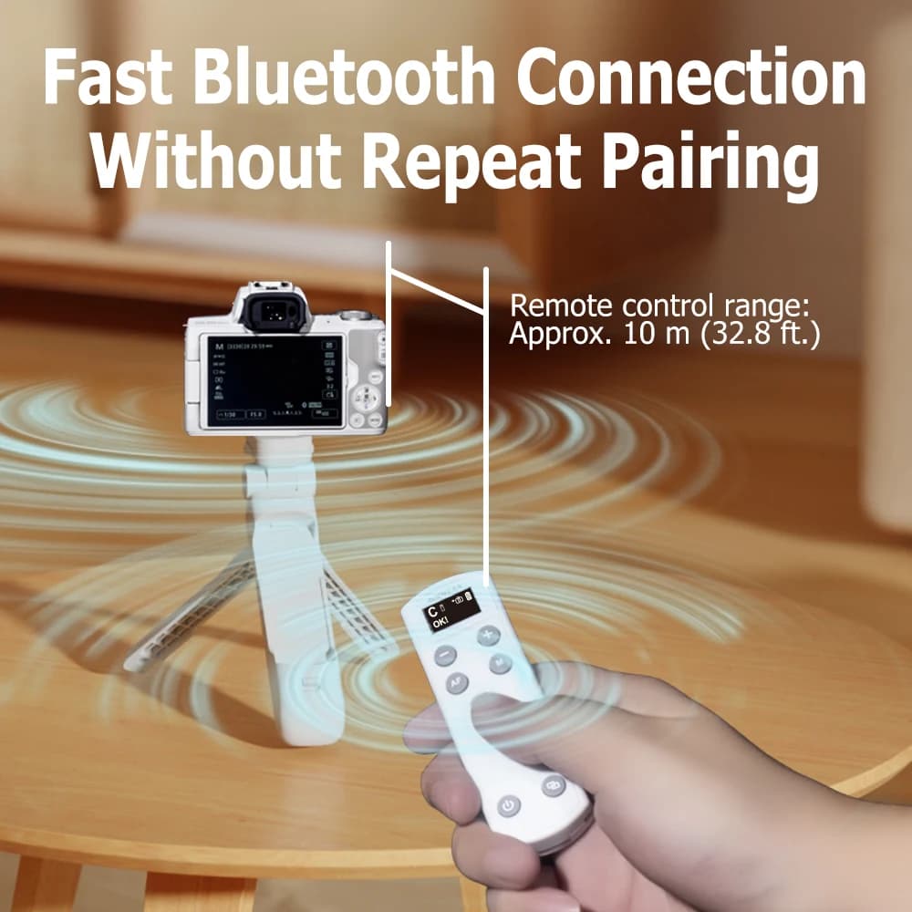 HG-100TB Wireless Rechargeable Grip Treppiede Reset Remote Shutter for Canon R3 R5 R7 R8 R10 R50 R100 RP G7XIII G5XII SX70HS