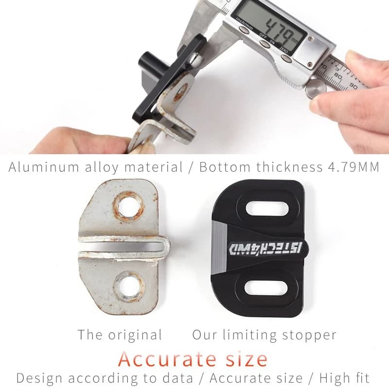 Car Modification Tailgate Protection Limiting Stopper Solve Abnormal Noise Door Lock Buckle For Toyota FJ Cruiser 06-21-A97E
