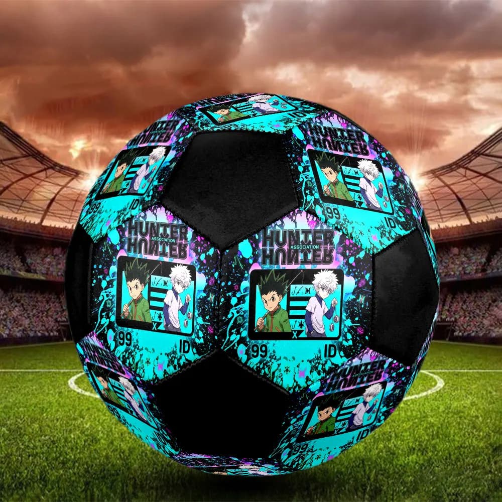 1PC Hunter x Hunter Football Soccer Ball Size 5 Training Ball Fashion Team Training Christmas Gift -HE108