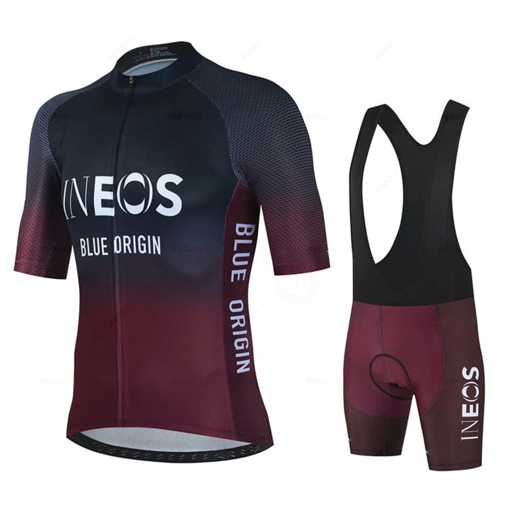 Ineos Summer Bike Jersey Men Mtb Short Sleeve Cycling Set Man Bike Shorts Set MTB Ropa Ciclismo Bicycle Shirts Maillot Clothing
