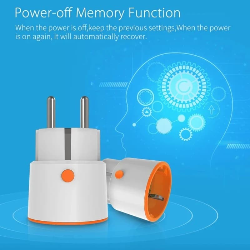 Presa Intelligente Zigbee 16A HomeKit EU con Monitoraggio Energetico e Timer per Home Assistant Zigbee2mqtt