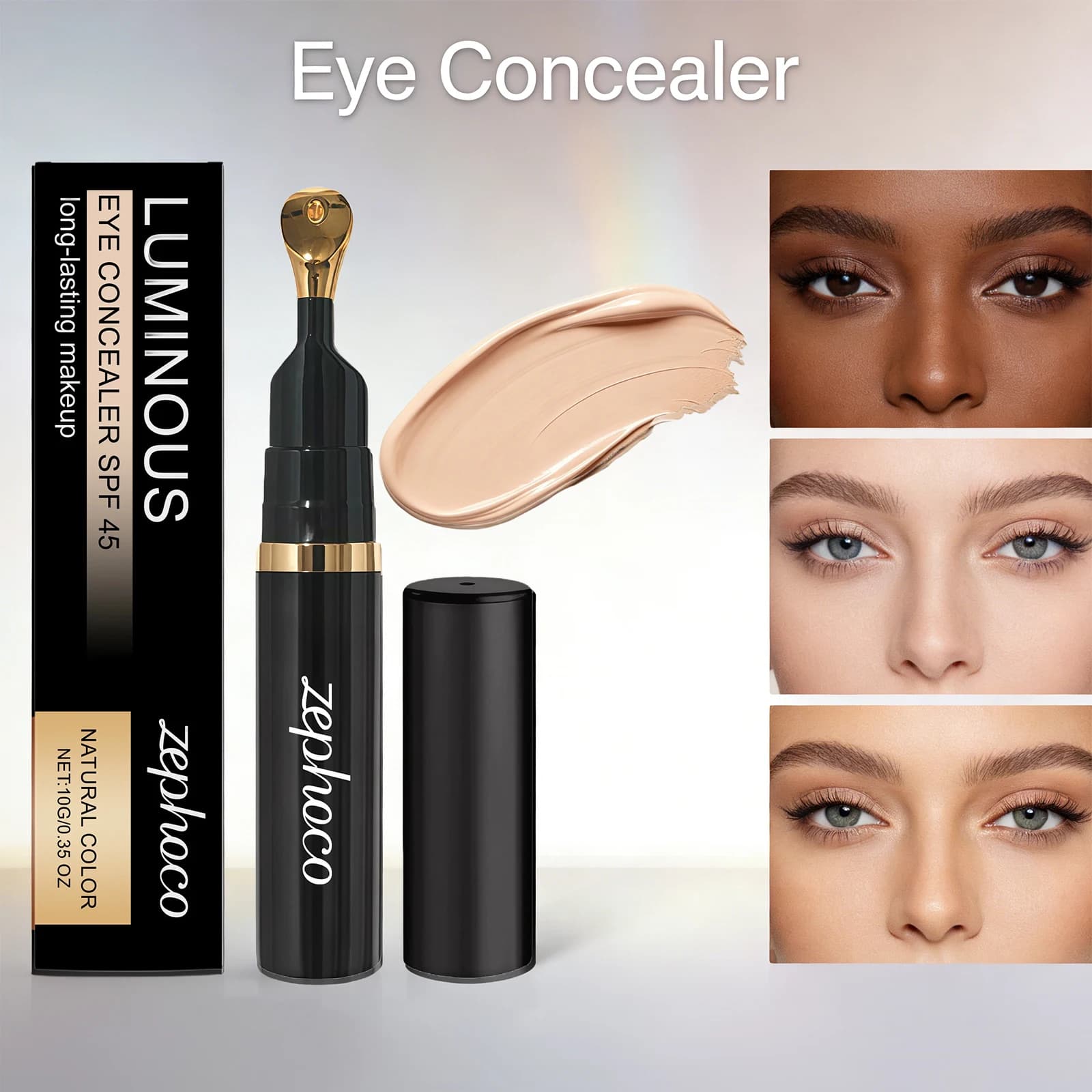 Correttore Occhi Coprente Occhiaie Macchie Brufoli Copertura Totale Riparazione Rughe Trucco Occhi Cosmetici Viso