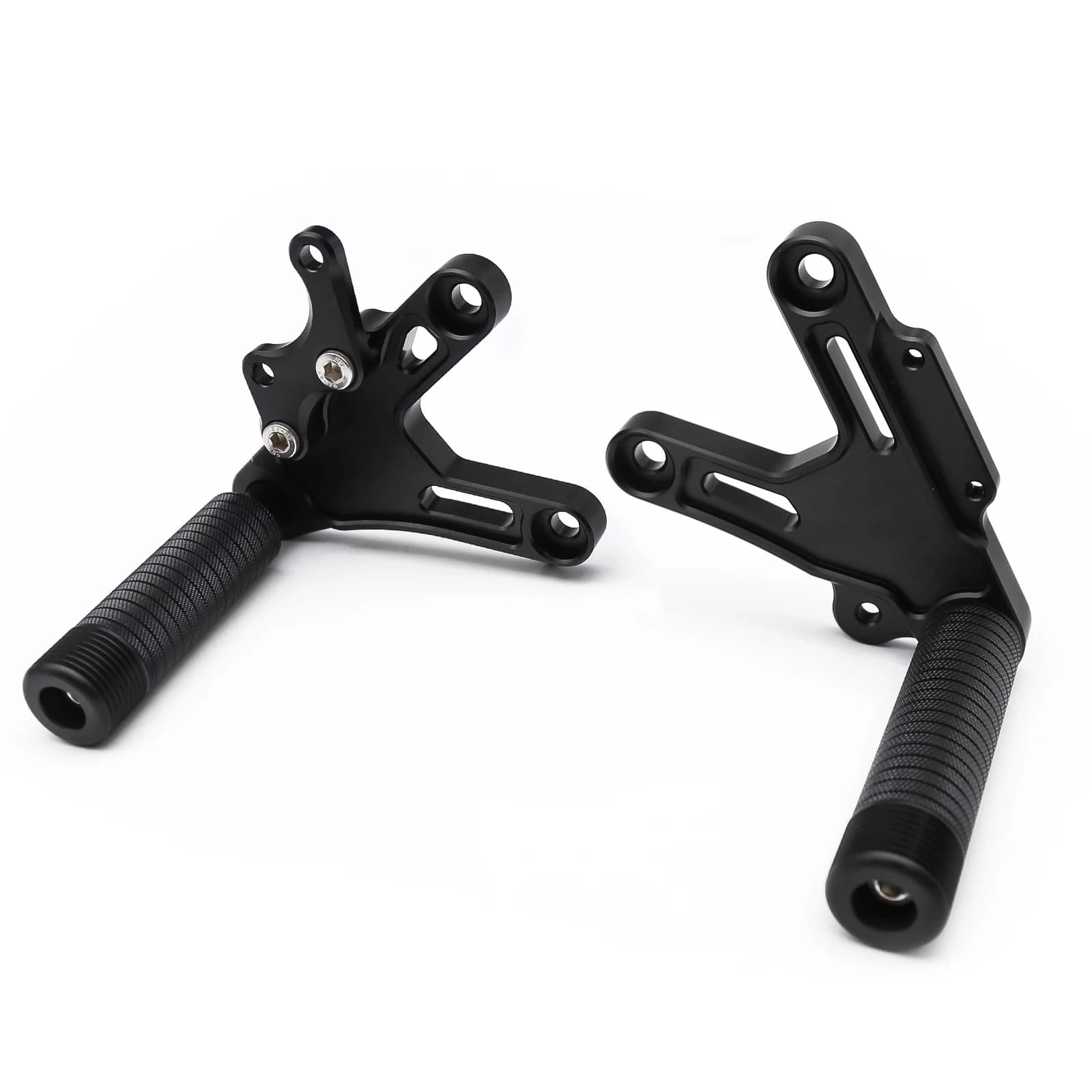 ZX6R Stunt Moto Cnc Alu Set posteriori Poggiapiedi Pedane