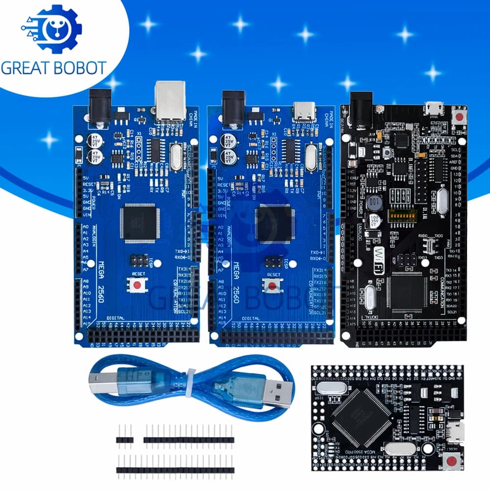 Mega2560 ATMEGA16U2/Pro Mini MEGA2560 Mega+WiFi R3 ATmega2560 Chip CH340G For Arduino Mega R3 Development Board forWeMos ESP8266