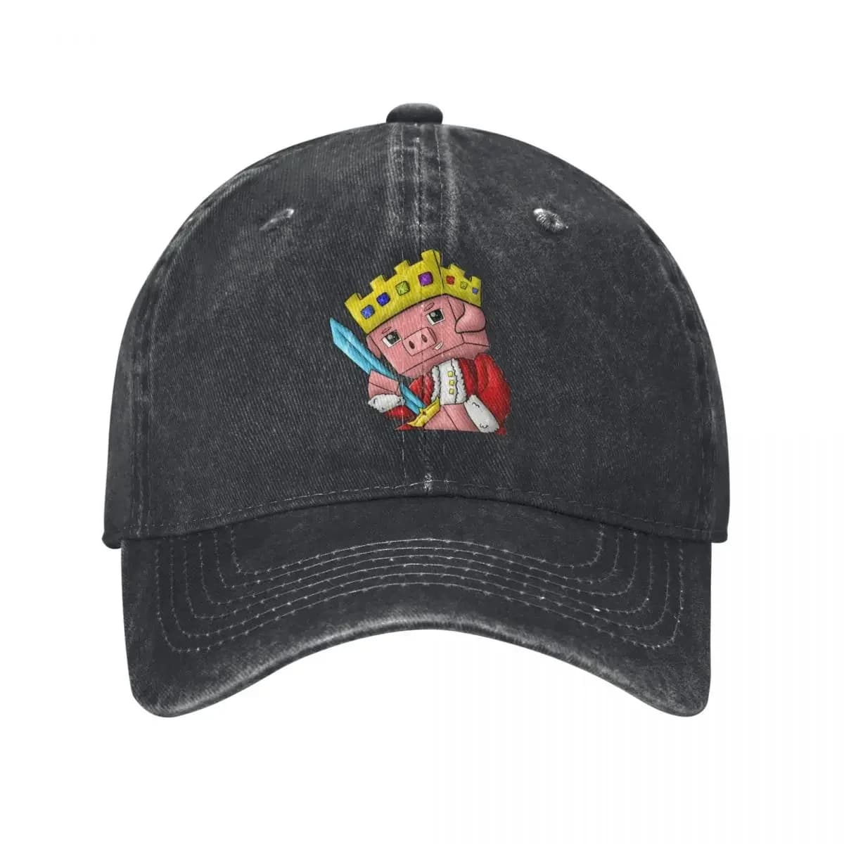 Technoblade Merch Technoblade Logo demin Cap Breathable Design Mens Hats Men's Baseball Cap