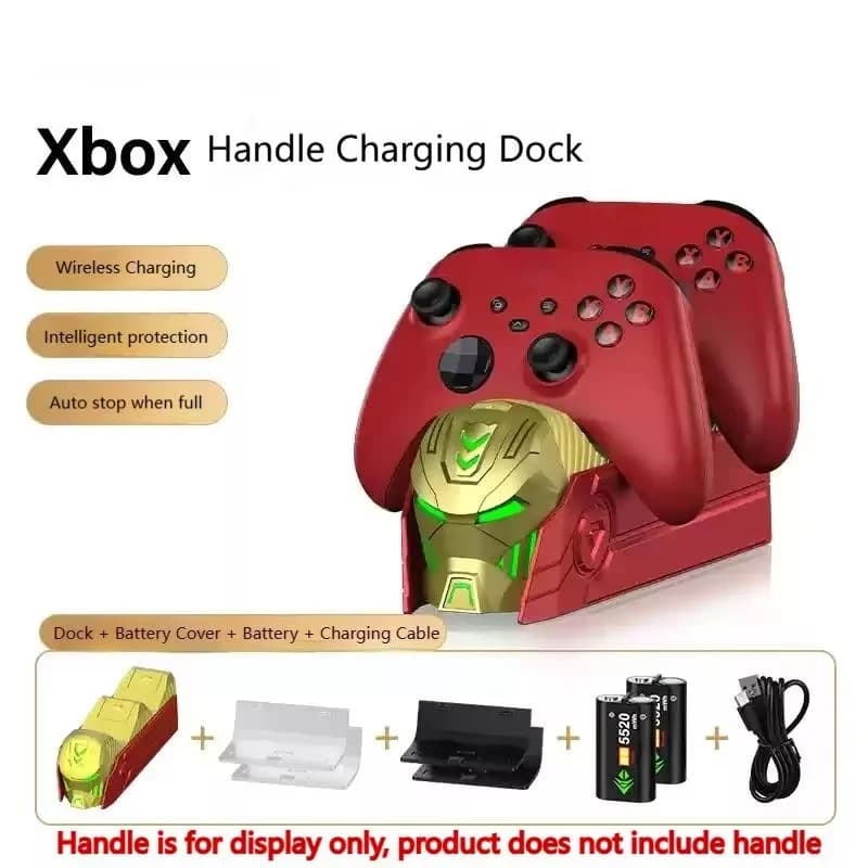 Base per controller di gioco con base di ricarica wireless BEBONCOOL A100 RGB compatibile con Xbox Microsoft Xss Series/Sx/One Elite