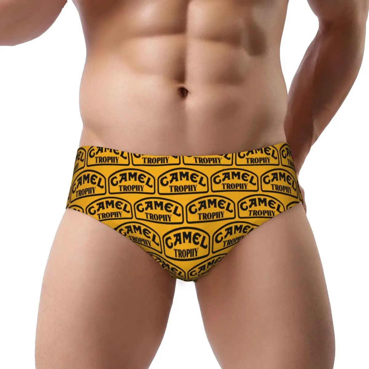 Slip Custom Camel Trophy Intimo Comodi mutande elasticizzate da uomo