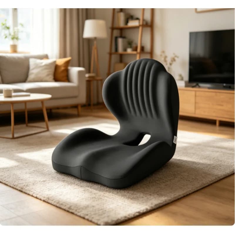 Ergonomic Coccyx Seat Pad Memory Foam Cushion Sciatica Pain Relief Posture Correction Mat for Home Office Car Wheelchair