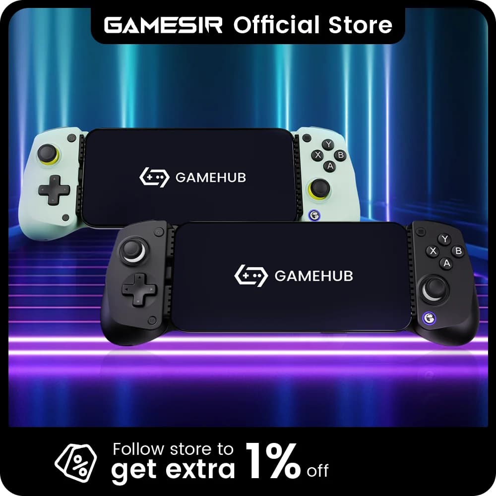 Controller di gioco mobile GameSir X5 Lite per Android e iPhone 16/15, gamepad portatile con joystick effetto Hall per giochi in movimento