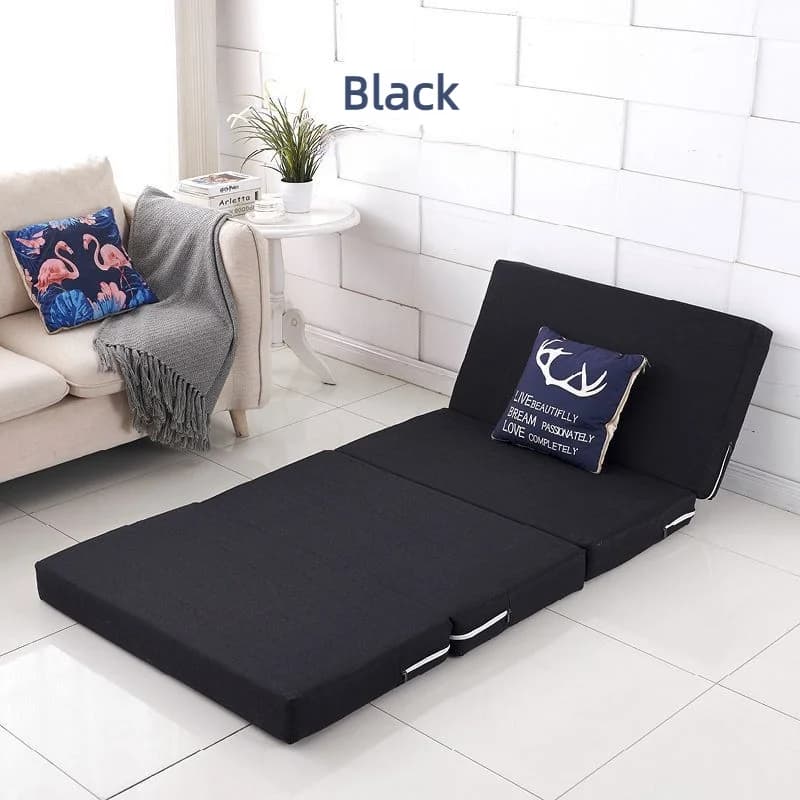 Foldable Sponge Mattresses Single Bed Furniture Memory Foam Folding Mattress For Office Lunch Break Simple Mat Tatami Yoga Pad