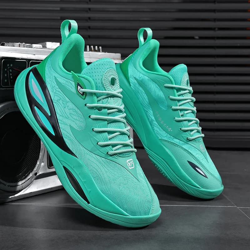 Men Sports Shoes Light Breathe Wear-Resistant High-Quality Basketball Shoes Outdoor Cushioning Rebound Flexible Basketball Boots