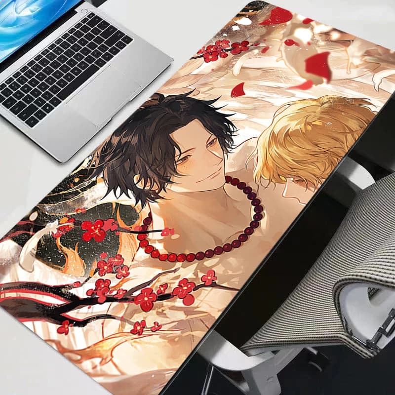 Tappetino per mouse Accessori da gioco Tastiera per computer One Piece Durevole, progettata specificamente per i giochi e-sport Mousepad