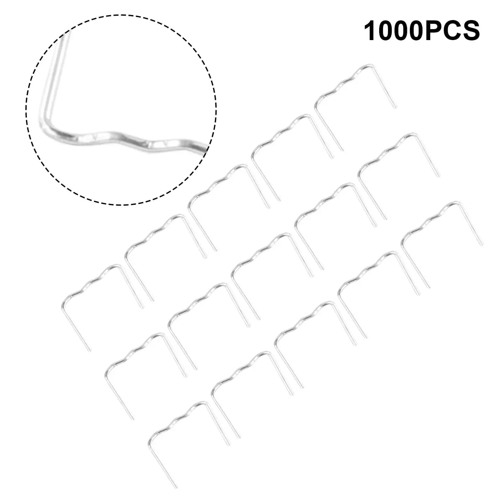 1000PCS Standard Pre Cut 0.8 millimetri Piatto Hot Staple Per Plastica Cucitrice Riparazione Saldatore Assicurazione Auto di Riparazione di Plastica macchina utensile