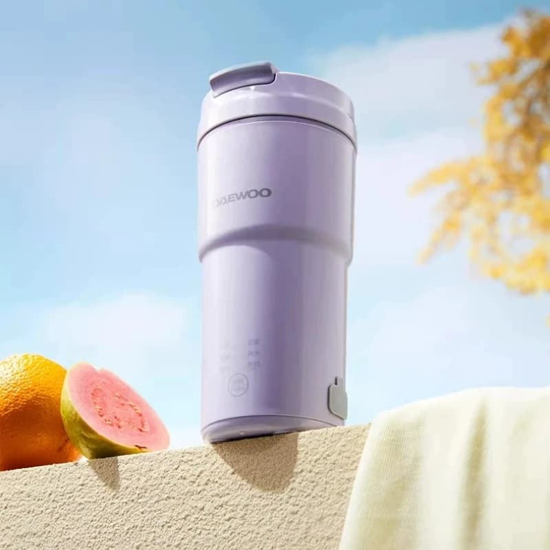 Frullatore Multifunzione Mini, Macchina per Latte di Soia Automatica Silenziosa Senza Residui, Estrattore di Succo e Pasta di Riso con Bicchiere in Acciaio Inossidabile