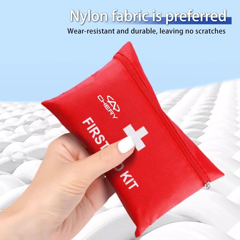 Car Logo First Aid Kit Emergency Survival Bag For Chery Fulwin QQ Tiggo 3 5 T11 A1 A3 A5 Amulet M11 Eastar Elara