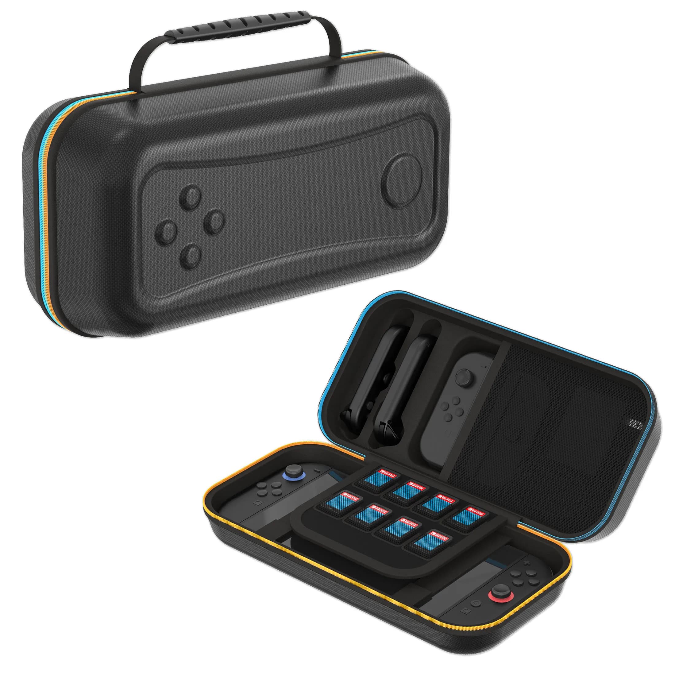 Custodia da trasporto compatibile con la console Nintendo Switch 2, tasche per accessori e giochi