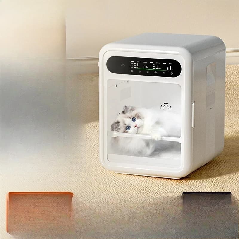 Scatola di asciugatura per animali domestici Asciugacapelli automatico F1 Asciugacapelli per gatti Asciugacapelli per uso domestico per bagno di cani