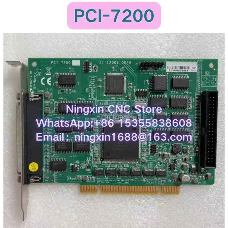 Scheda di acquisizione PCI-7200 51-12001-0C20 di seconda mano Test funzionale OK Consegna veloce