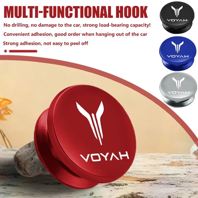 For Voyah Car Back Seat Hook Hanging Mobile Phone Storage Organizer Free DFL DFM DFSK DFMC Dongfeng