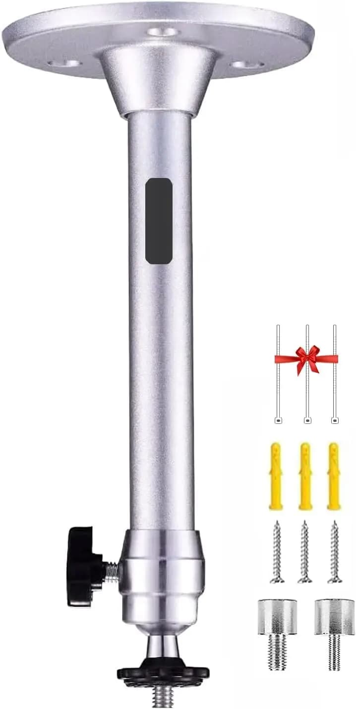 Mini Projector Mount, 360° Adjustable Ceiling & Wall Mount for Projectors, 11 lbs Capacity