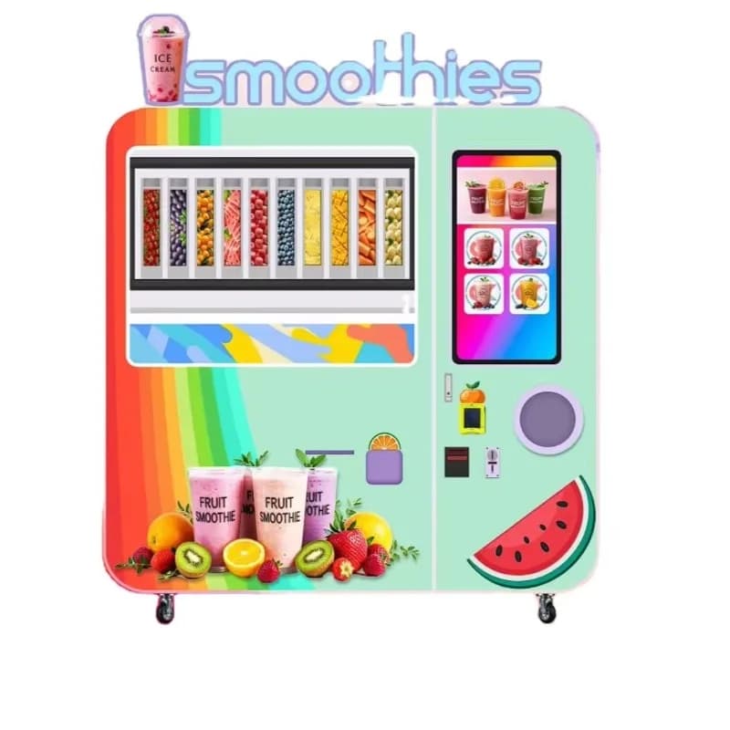 Macchina Personalizzata per Frullati di Frutta, Frullatore per Smoothie e Insalate Vegetali con Tecnologia di Vendita Automatica AI e Proteine