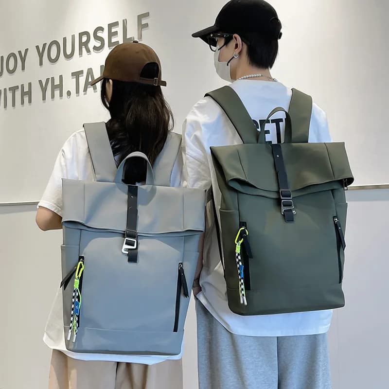 Zaino grande per il tempo libero da donna borsa per Laptop da uomo borsa da viaggio in Nylon da donna borsa da viaggio maschile zaini da scuola per libri per ragazze adolescenti