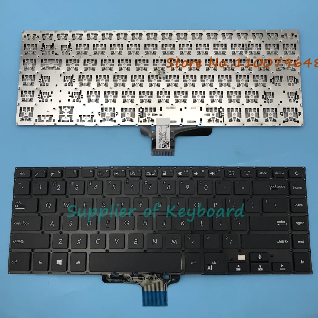 New English/Latin Spanish Keyboard For Asus K510U K510UA K510UF K510UN K510UQ K510UR K510QA Laptop Backlit